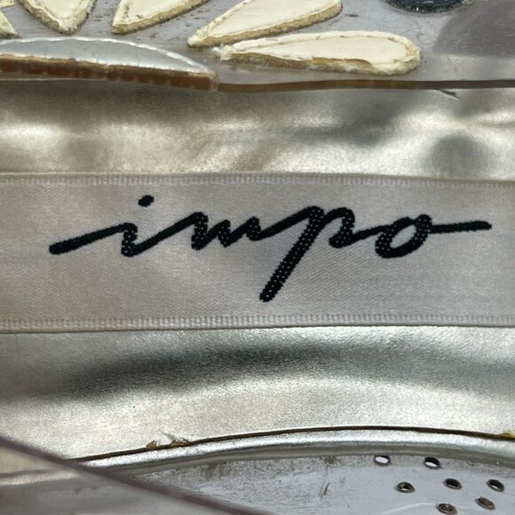 Vintage Impo 80's Clear Floral Slip on Flats 6 - Picture 9 of 12